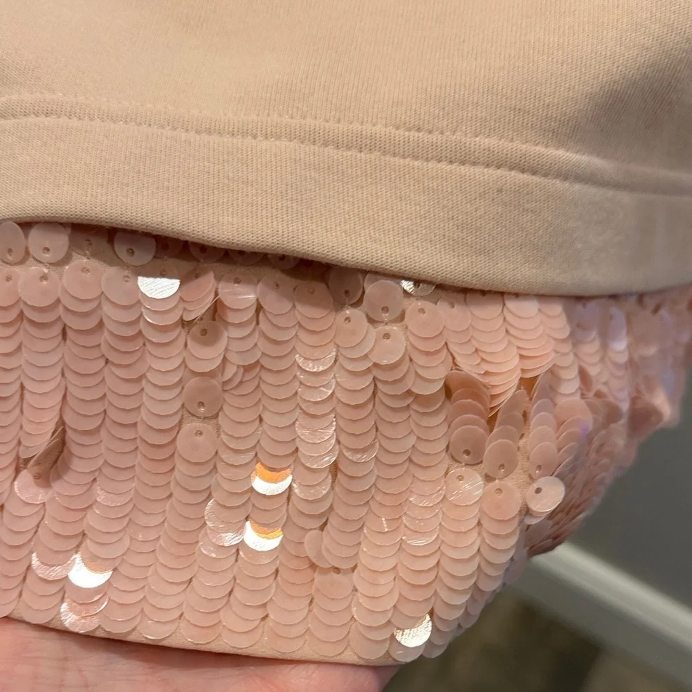 J. Crew Women's Blush Bling Sweatshirt